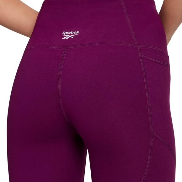 Pickled Beet High-Waist 7/8 Leggings for Women, Polyester Blend, 25-Inch - Picture 5 of 6